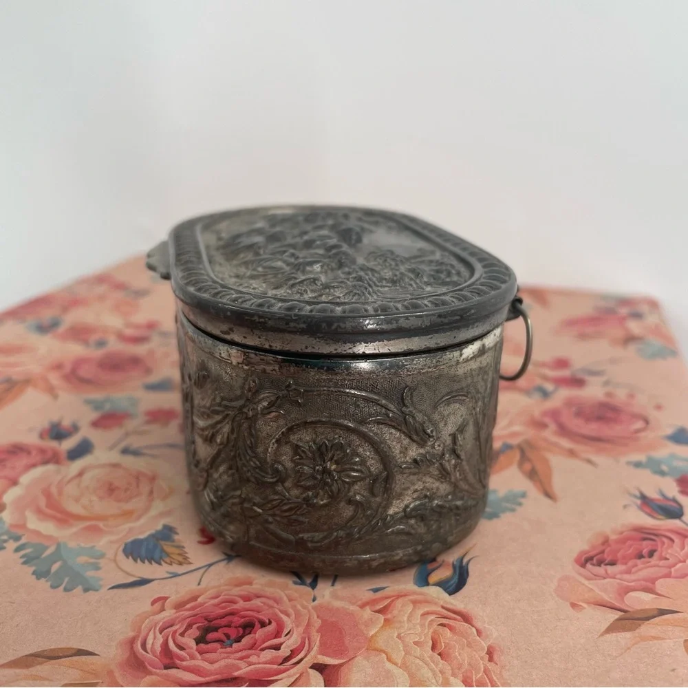 Antique Jennings Brothers Trinket / Jewelry Box